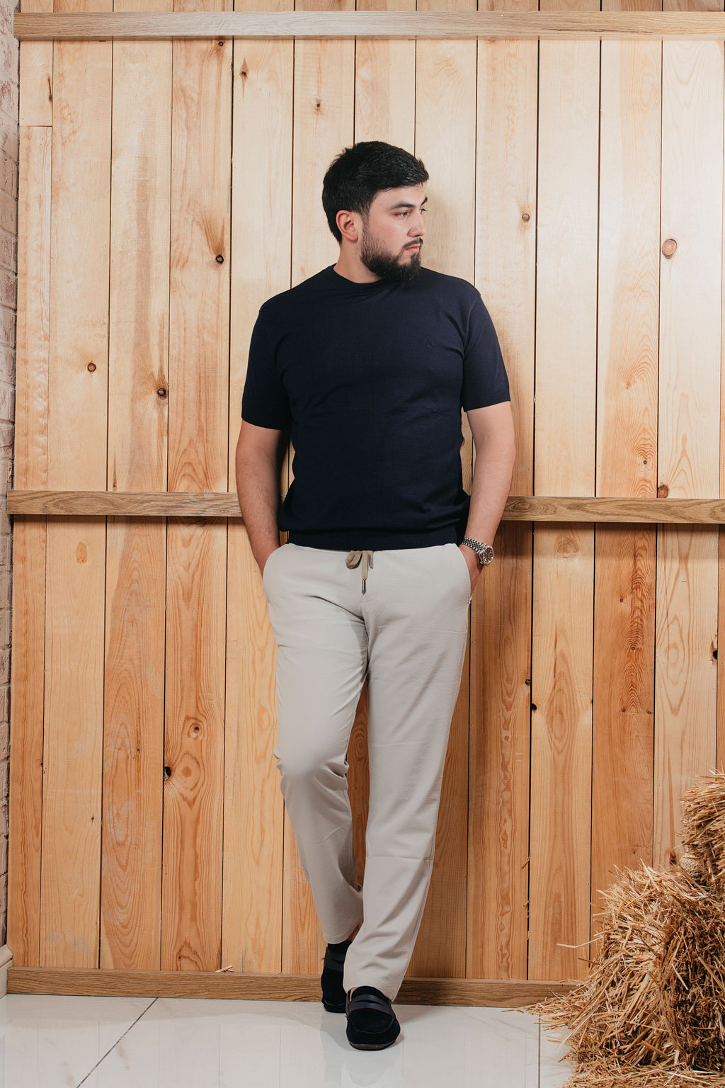     Essential Knit Tee - Midnight Navy