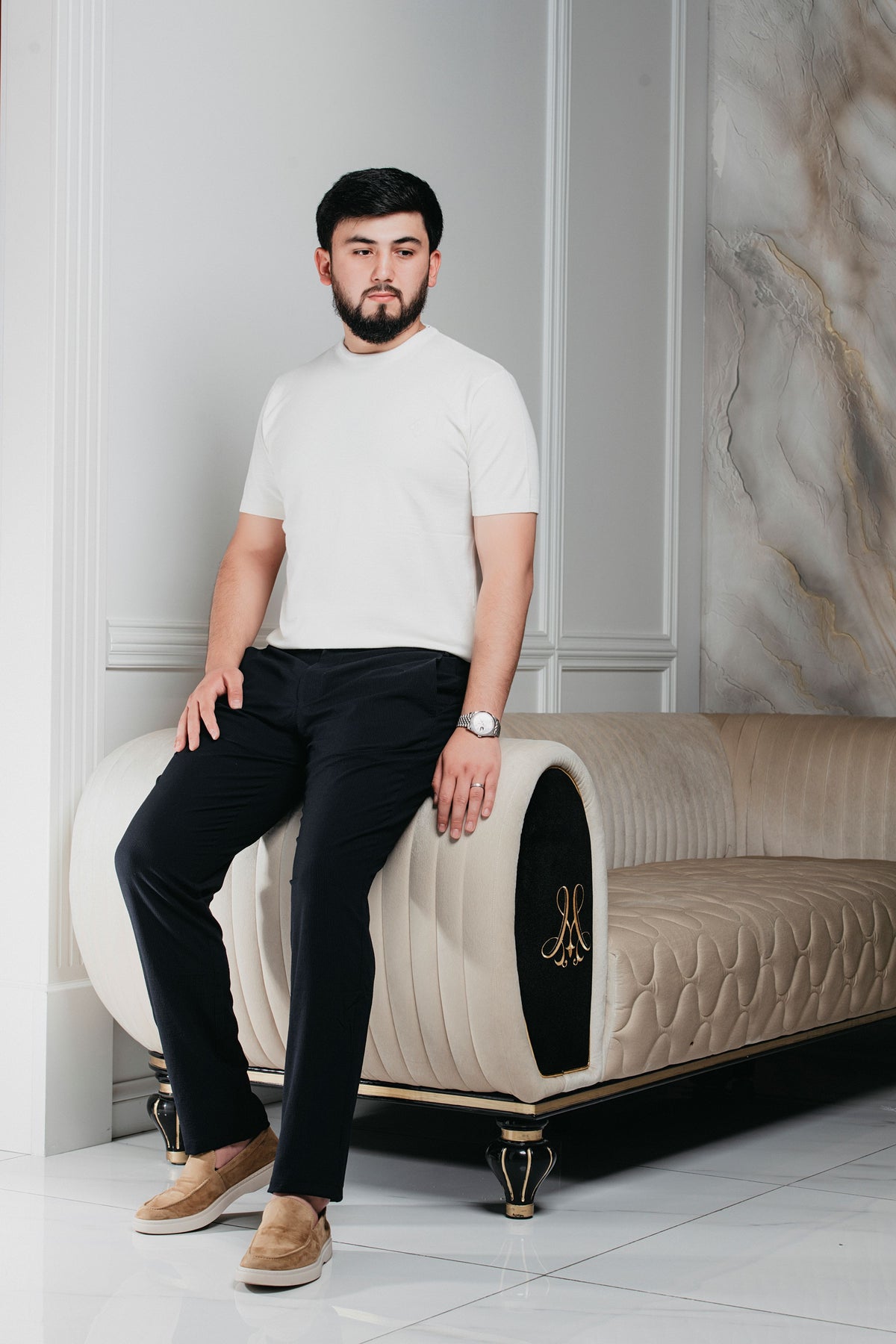     Essential Knit Tee - Ivory