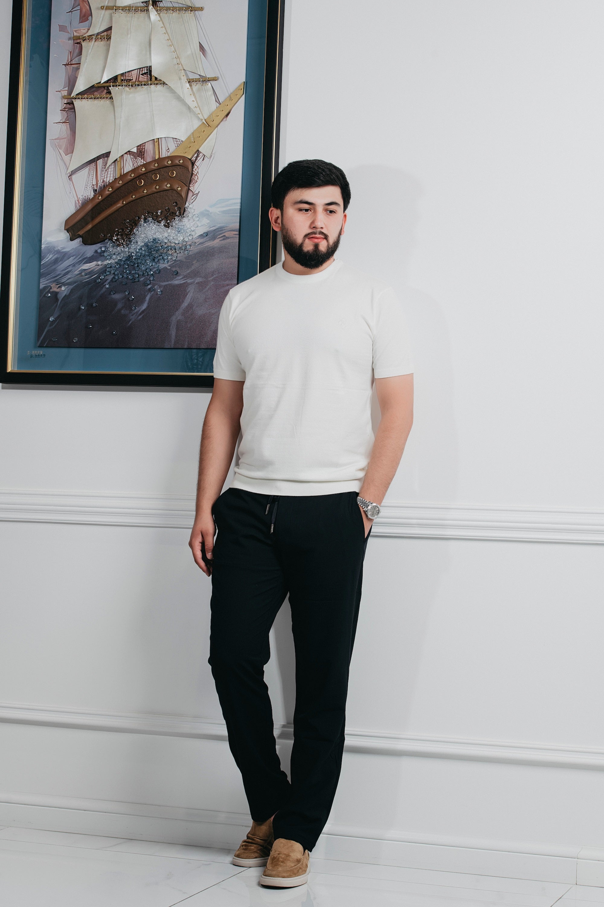     Essential Knit Tee - Ivory